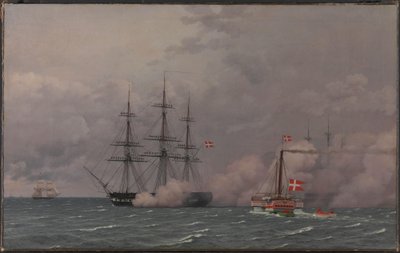 O porto de Copenhaga a 1 de maio de 1832 de Christoffer Wilhelm Eckersberg