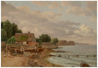 Vista de Taarbaeck (Festa de Taarbaeck) de Christoffer Wilhelm Eckersberg