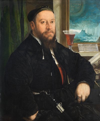 Retrato de Matthäus Schwarz de Christoph Amberger
