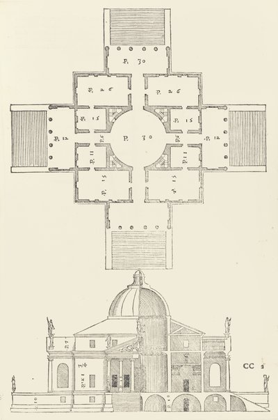 Os quatro livros de arquitetura de Andrea Palladio, 1570 de Christoph Krieger