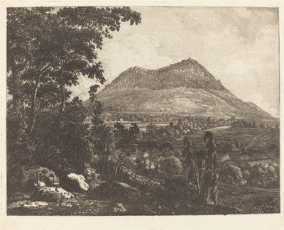 Montanha Landeskrone perto de Goerlitz de Christoph Nathe