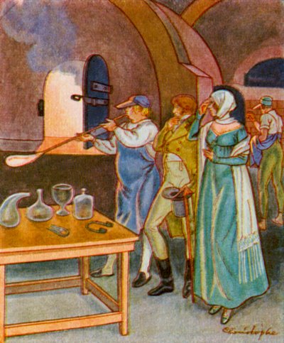 Glasbläser von Christophe (1856-1945)