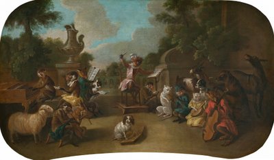Singerie: O Concerto, c. 1739. de Christophe Huet
