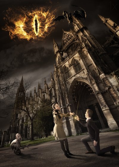 Fantasia Negra Épica na Catedral de Christophe Kiciak