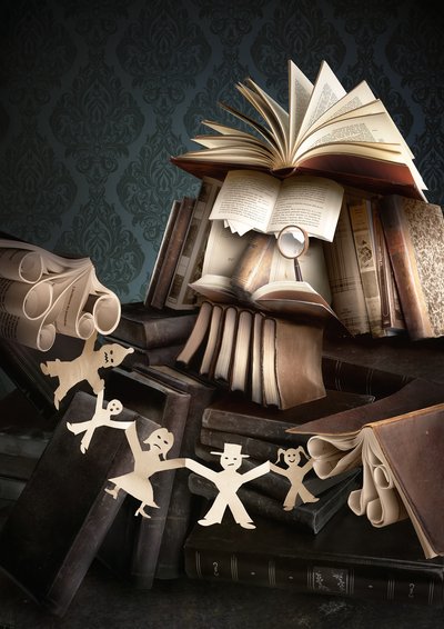 O Mundo dos Livros da Paper People de Christophe Kiciak