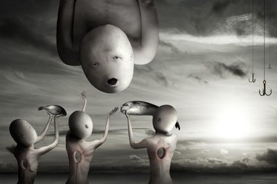 Uma oferta de peixe surreal de Christophe Kiciak