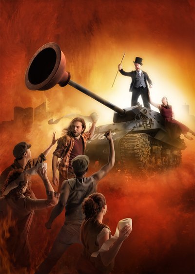 Manifestação com camisolas «Top Hat» de Christophe Kiciak