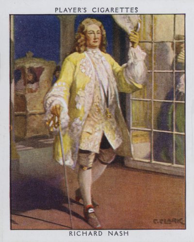 Richard Nash, Beau Nash (cor litho) de Christopher (after) Clark