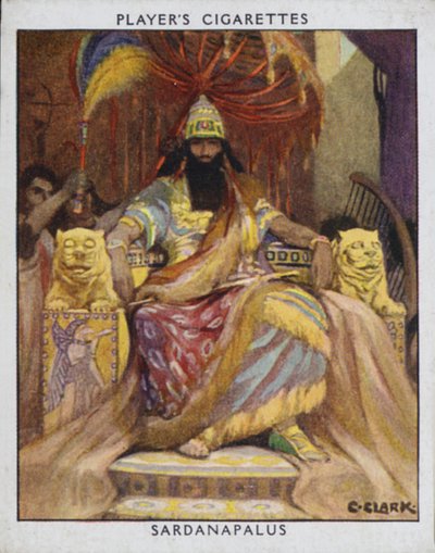 Sardanapalus (cor litho) de Christopher (after) Clark
