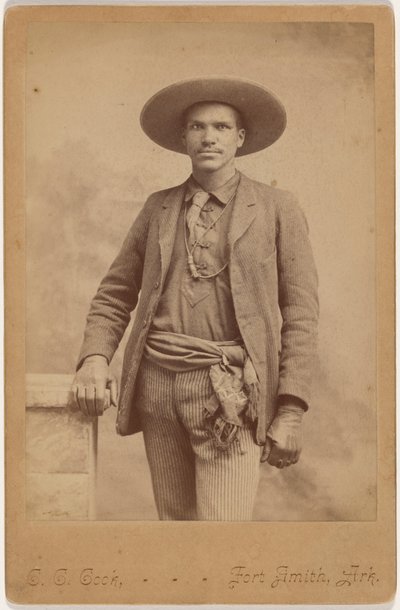 Retrato de um homem,c. 1880 (foto) de Christopher C. Cook