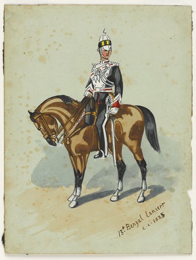 13o Bengal Lancers, por volta de 1914 de Christopher Clark