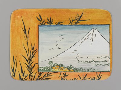 Fuji com Bambu (wc no papel) de Christopher Grant La Farge