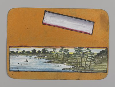 Paisagem (recto) (wc no papel) de Christopher Grant La Farge
