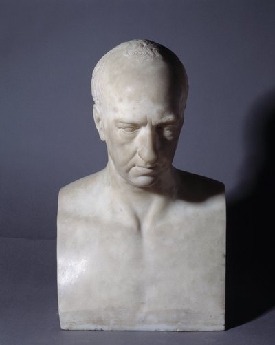 Busto retratando o pintor escocês Gavin Hamilton (1723-1798) de Christopher Hewetson