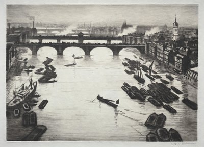 Pontes de Londres de Christopher Richard Wynne Nevinson