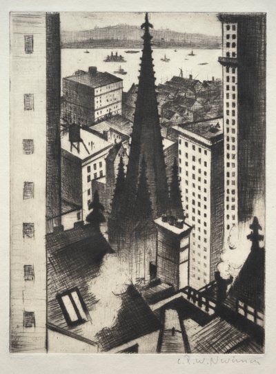 Templo de Nova York de Christopher Richard Wynne Nevinson