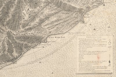 Um novo mapa filosófico-corográfico de East-Kent de Christopher Packe