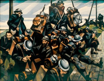 Tropas em repouso de Christopher Richard Wynne Nevinson