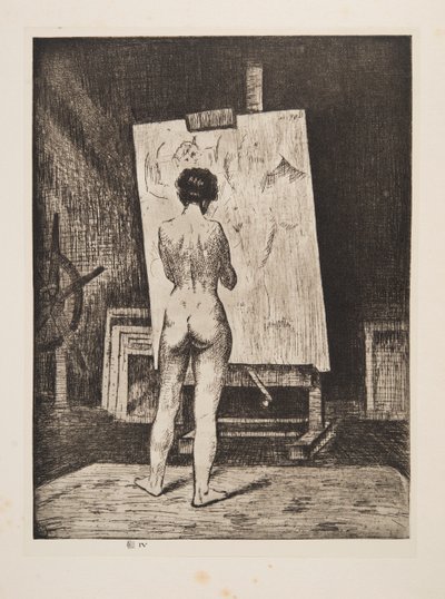 O Connoisseur, pub. 1922. de Christopher Richard Wynne Nevinson