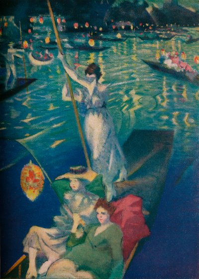 Regata do Tamisa, c1919 de Christopher Richard Wynne Nevinson
