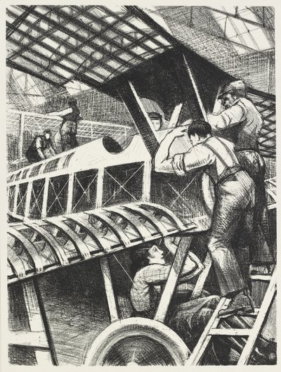 Peças de montagem, 1917 de Christopher Richard Wynne Nevinson