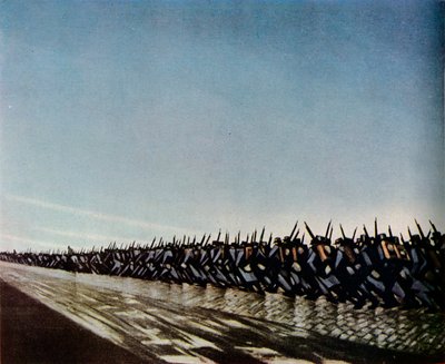 Coluna de março de 1915. 1943. de Christopher Richard Wynne Nevinson
