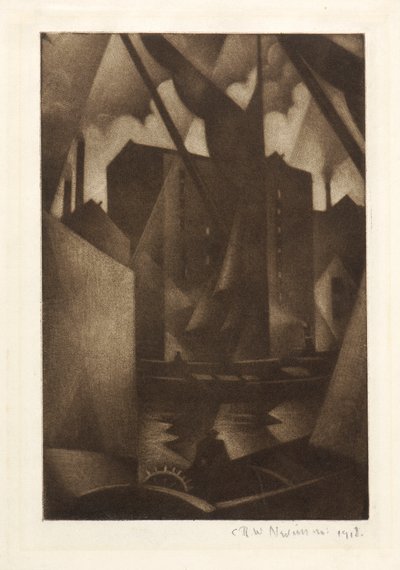 Docas, 1918 de Christopher Richard Wynne Nevinson