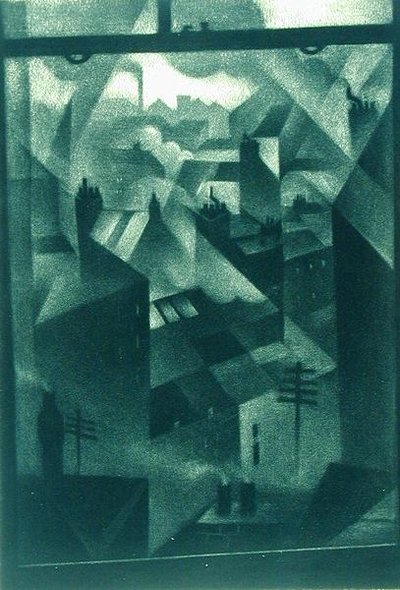 A partir de uma Janela de Escritório de Christopher Richard Wynne Nevinson