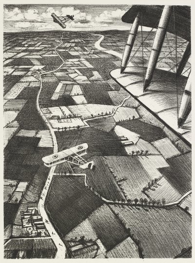 No ar, 1917 de Christopher Richard Wynne Nevinson