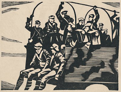 Caminhões-saltadores, 1919 de Christopher Richard Wynne Nevinson