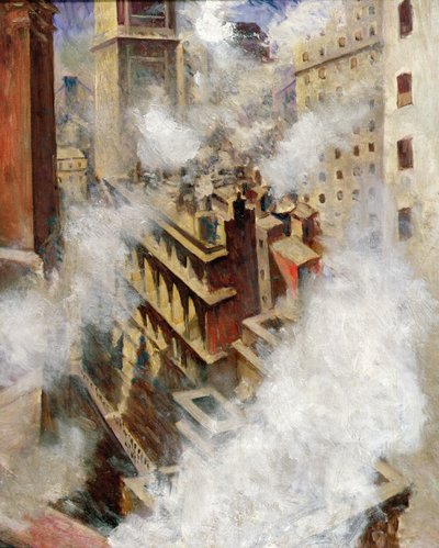 Nova Iorque (óleo sobre tela) de Christopher Richard Wynne Nevinson