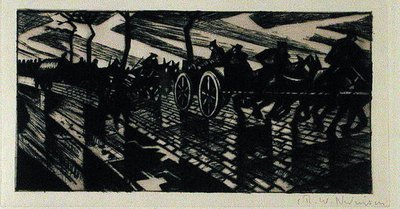 A caminho de Ypres de Christopher Richard Wynne Nevinson