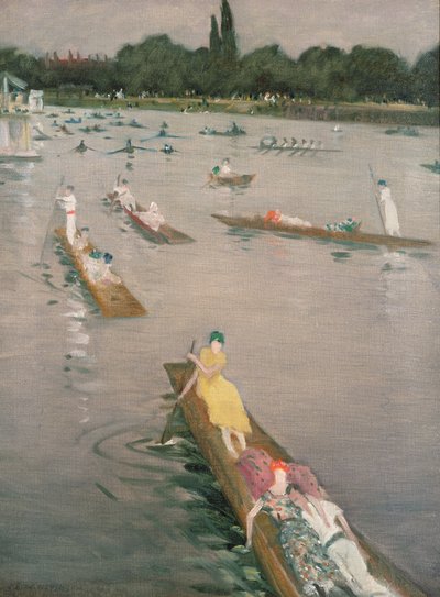 Regata em Henley de Christopher Richard Wynne Nevinson