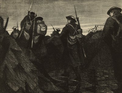 Relevos ao amanhecer de Christopher Richard Wynne Nevinson