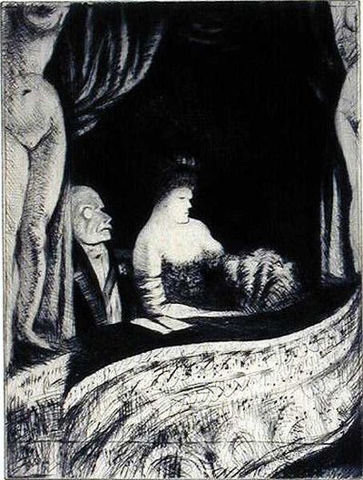 Sucesso (Uma Caixa no Teatro) de Christopher Richard Wynne Nevinson