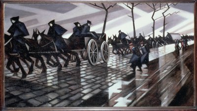 O caminho para Ypres de Christopher Richard Wynne Nevinson