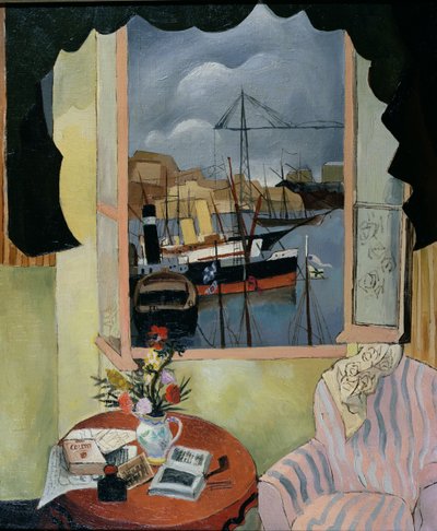 Janela em Marselha, 1927 de Christopher Wood