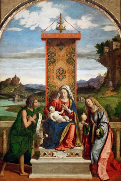 A Madona e o Menino com os Santos João Batista e Maria Madalena de Cima da Conegliano