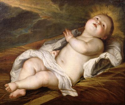 Christ infantil de Circle of Anthony van Dyck