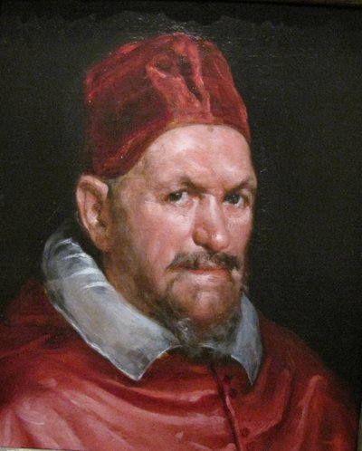 Retrato do Inocêncio X de Circle of Diego Velázquez