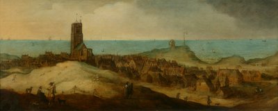 Egmond ann Zee (óleo sobre painel) de Claes Jacobsz. van der Heck