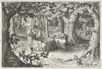 Cristo e a Mulher Samaritana de Claes Jansz. Visscher (II)