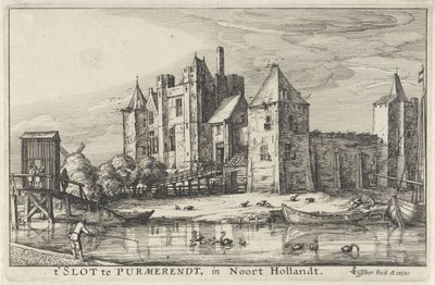 Castelo de Purmersteijn em Purmerend de Claes Jansz. Visscher (II)