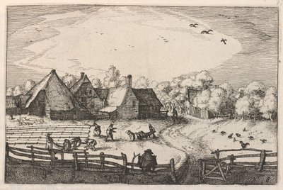 Blekerye aededuyne gelegen (Fazendas e Campos de Branqueamento) de Claes Jansz Visscher