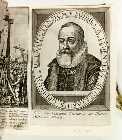 Álbum de gravuras e panfletos políticos neerlandeses sobre o Príncipe Maurício de Orange e Johan van Oldenbarnevelt de Claes Jansz. Visscher II