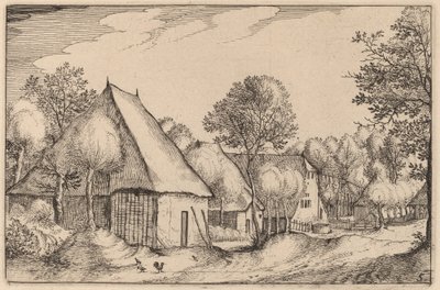 Um curral de Claes Jansz Visscher after Johannes van Doetechum, the Elder after Lucas