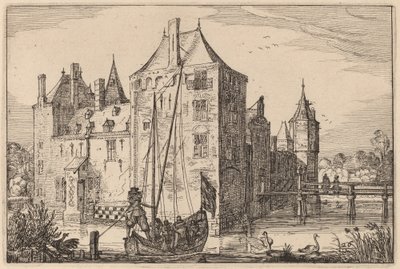 Castelo (Warmond?) de Claes Jansz Visscher after Johannes van Doetechum, the Elder after Lucas