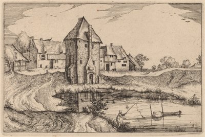 A Lagoa de Claes Jansz Visscher after Johannes van Doetechum, the Elder after Lucas