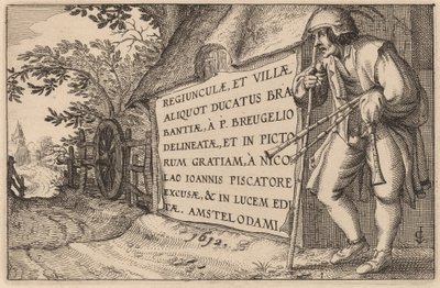 Folha de rosto de Claes Jansz Visscher after Johannes van Doetechum, the Elder after Lucas