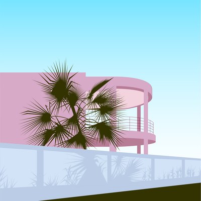 Art Deco Beach House de Claire Huntley